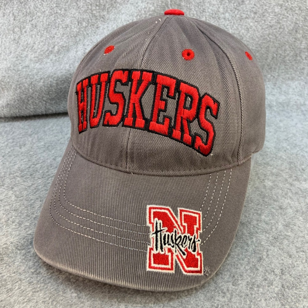 Nebraska Huskers Men Grey Captivating Headgear Hat Embroidered Adjustable OSFM